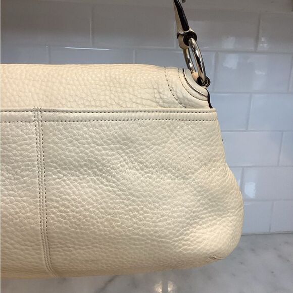 Coach Soho Pebbled Leather Flap Shoulder Bag - Picture 6 of 16